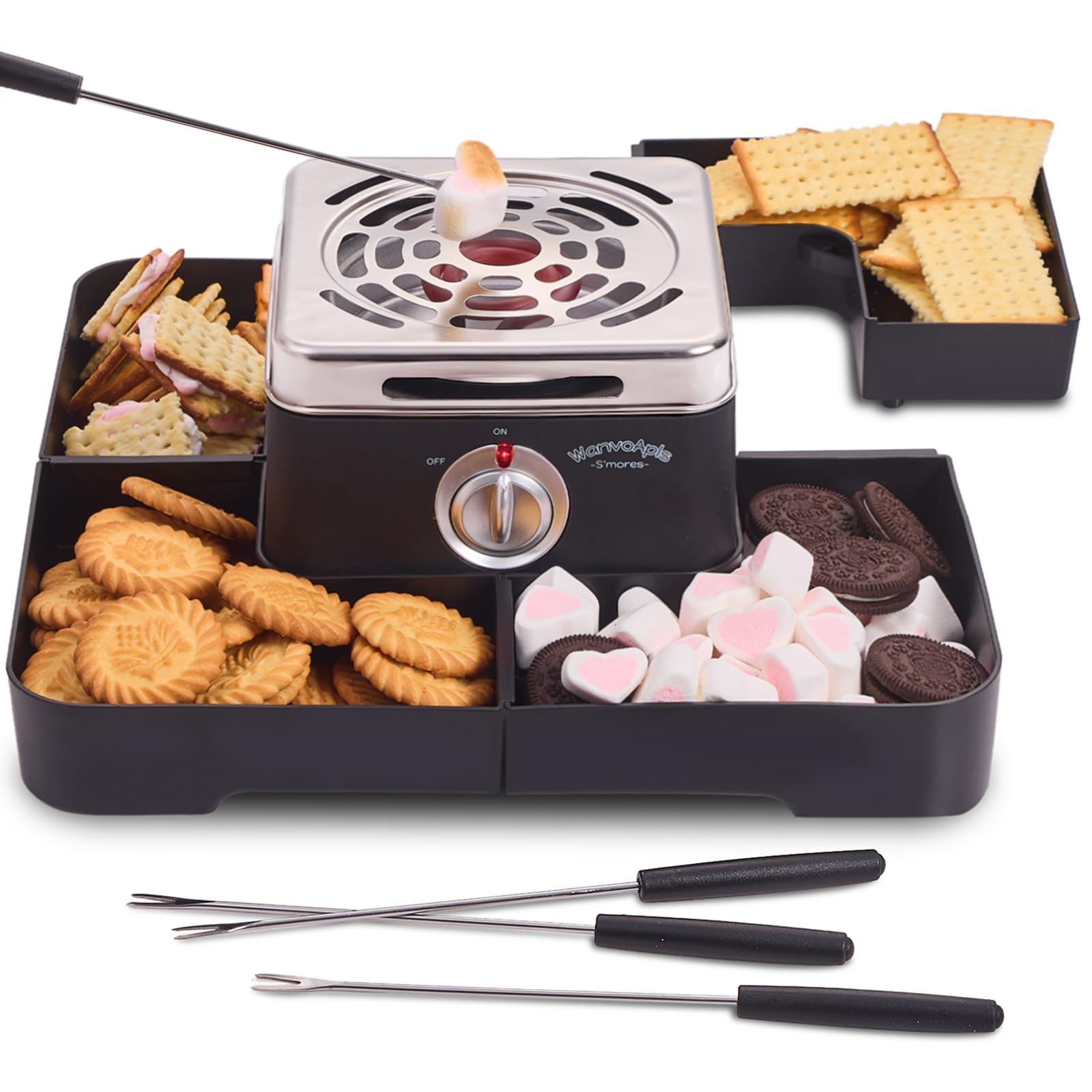 Amazon.com: Electric Smores Maker - Indoor Smores Kit with 4